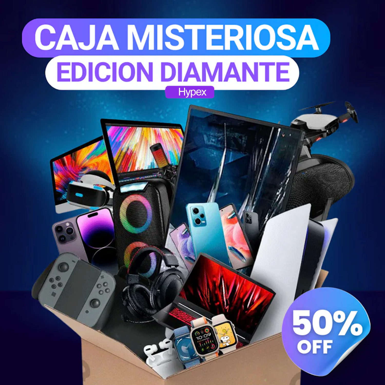 Caja misteriosa Premium- Descuento 50%